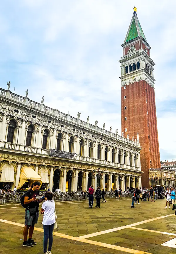 Кулата на площад Сан Марко, Венеция забележителности