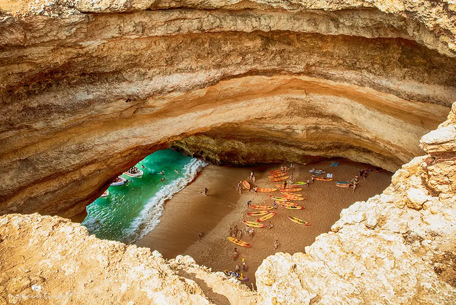 Пещерата Бенагил Плажове в Португалия