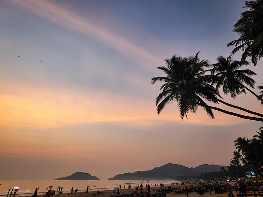 Плажът Палолем в Гоа, Южна Индия